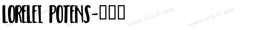 Lorelei Potens字体转换